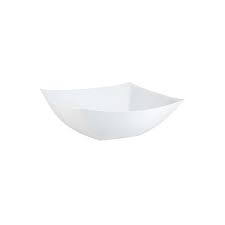 #883 32oz SQUARE SERVING BOWL WHITE 50ct (SKU #70859)