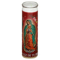 VELADORA MEX CANDLE WHT VIRGEN DE GUADALUPE (SKU #13773)