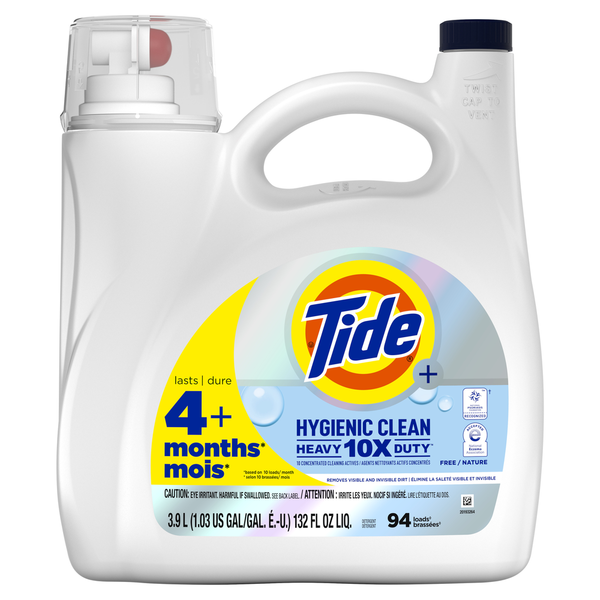 TIDE LIQ DETERGENT 132oz 10X HEAVY DUTY (SKU #15676)