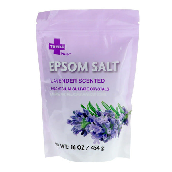 EPSOM SALT 16oz LAVENDER/BAG (SKU #12928)