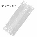POLY BAGS 4 X 2 X 12 CLEAR HEAVY DUTY (SKU #70081)