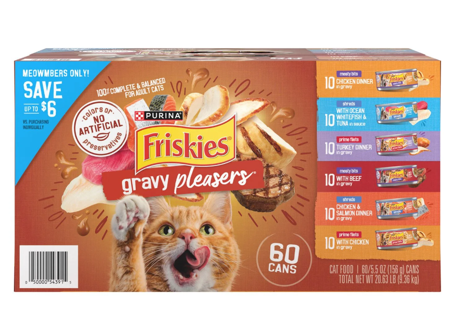 FRISKIES GRAVY 5.5Z VARIETY (SKU #13846)