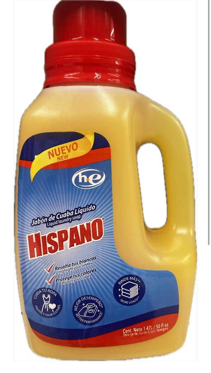 HISPANO LIQ DETERGENT 50oz (SKU 10862)