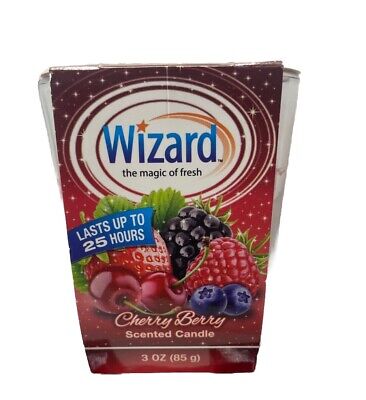 WIZARD SCENTED CANDLE 3oz/CHERRY BLOSSOM. (SKU #80435)