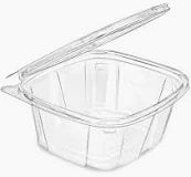 #PTTESDC12 CONTAINER DELI SQUARE 12OZ CLEAR TAMPER EVIDENT PET 500CT (SKU #70250)