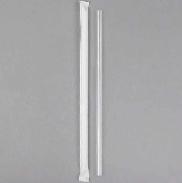 7.75" STRAW INDIVIDUALLY WRAPPED (24/370pc) (SKU #10687)