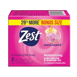ZEST BAR SOAP-2PK-LUST ORCHID (SKU #10535)