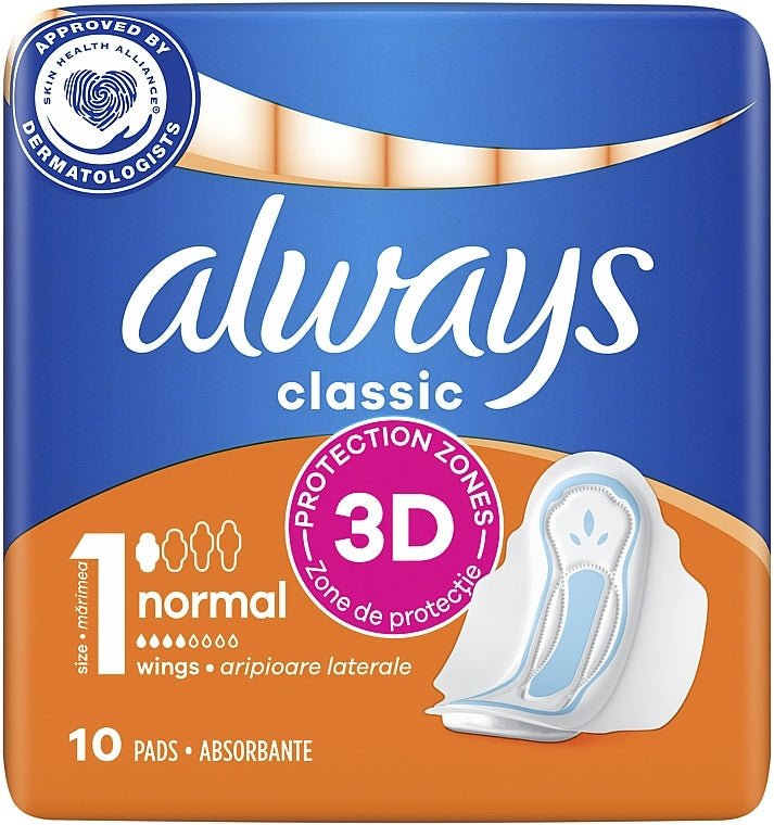 ALWAYS PADS9268 10CT CLASSIC W/W - NORMAL (SKU 11736) - Fraterra Home powered by KB Logistics & Distribution LLC
