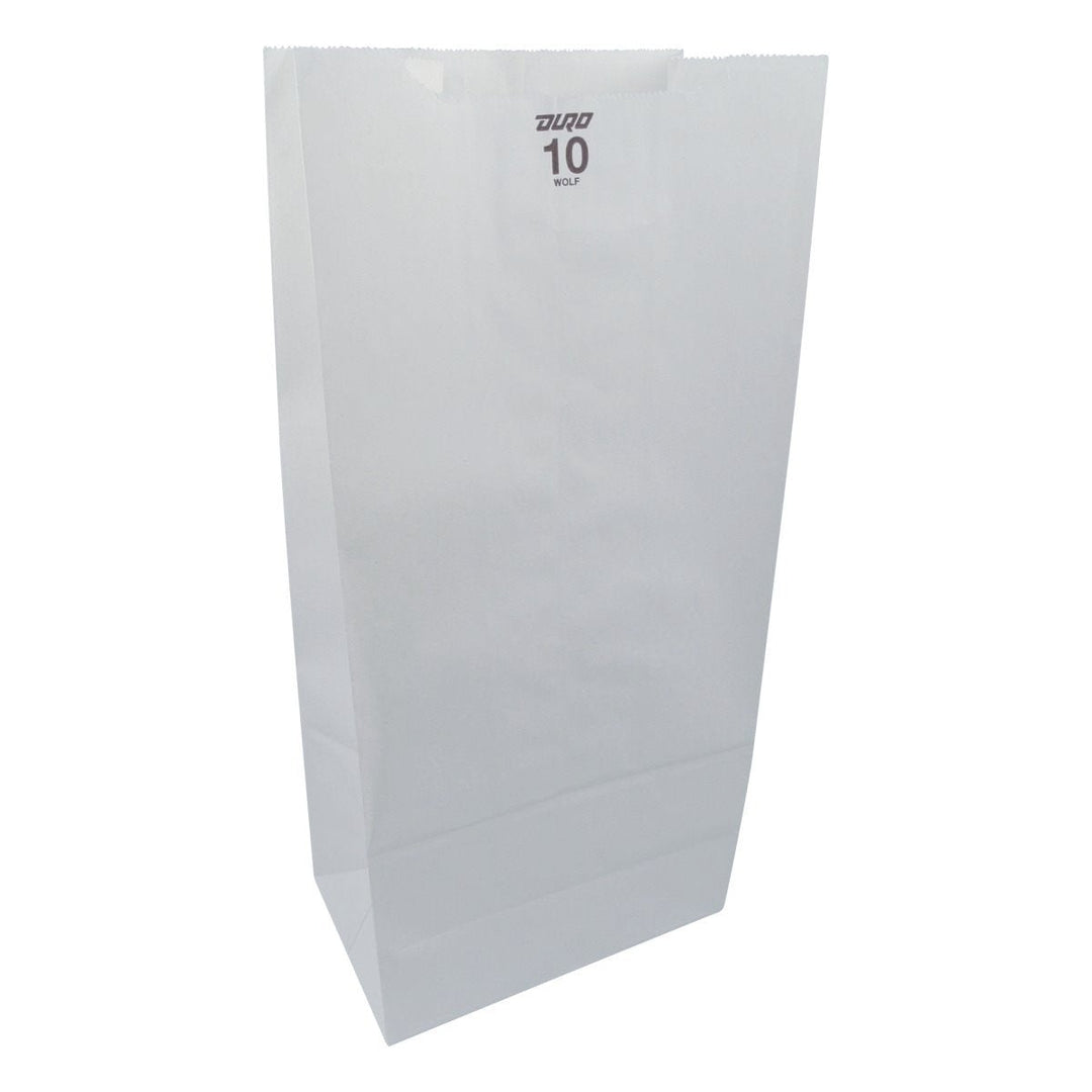 #10LB WHITE DURO PAPER BAG (500ct) (SKU #70943)