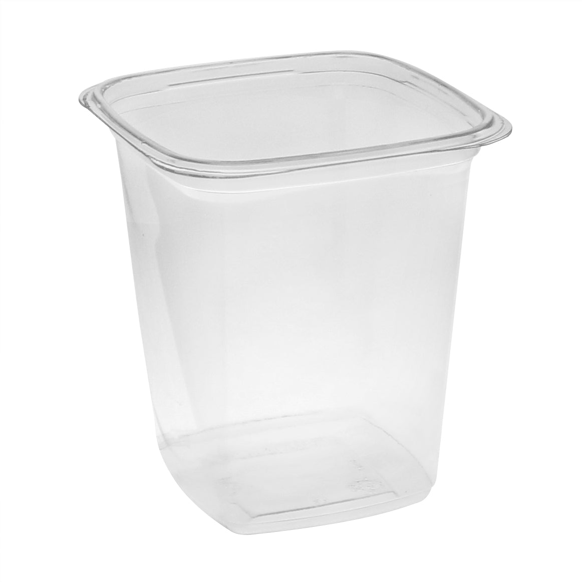 YY4S32 CONTAINER DELI 32OZ SQUARE CLEAR APET 480CT (SKU 70325) - Fraterra Home powered by KB Logistics & Distribution LLC